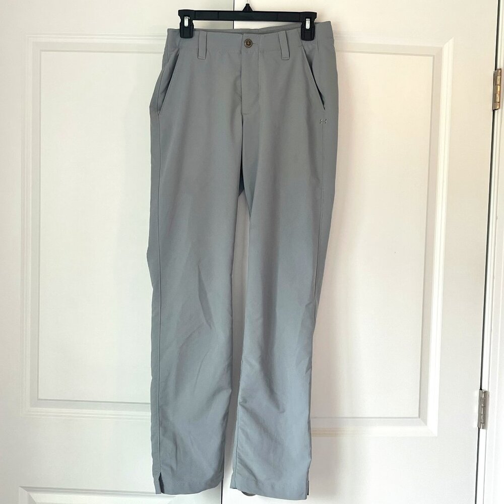 Under Armour Men's Gray Stretch Performance Golf Pants Size 30/32